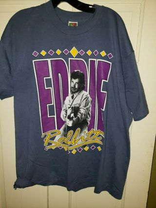 Eddie Rabbitt Vintage Concert Tour Shirt Size Extra Large Country Western Music
