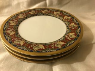 Christian Dior Tabriz 3 Bread And Butter Plates