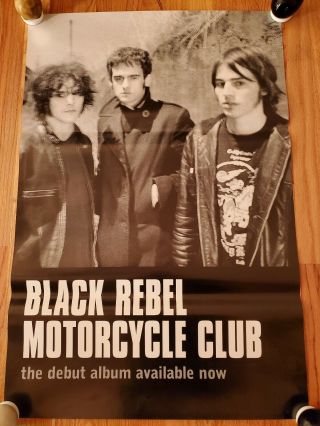 Black Rebel Motorcycle Club - Debut Album Release Poster 2001 Promo Only