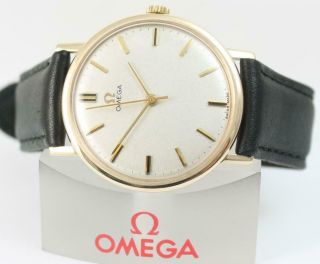 Rare Vintage Gents Solid 9ct Gold Omega Watch,  Box 1966,  Omega Buckle Stunning