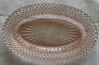 Miss America Pink Oval Celery Dish Depression Glass Anchor Hocking