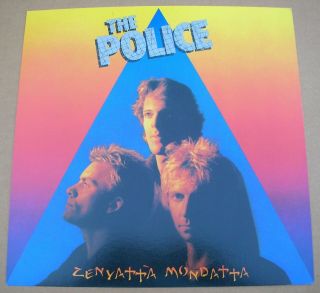 The Police Sting Zenyatta Mondatta 1 Sided Promo 12x12 Poster Flat 1980 -