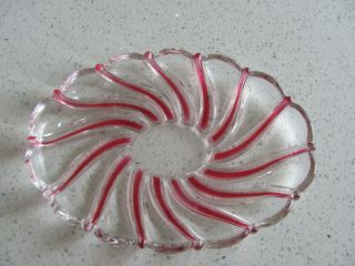 Mikasa " Peppermint Swirl " Oval Candy Dish