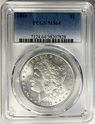 1881 P Morgan Dollar Pcgs Ms64 - Has Not Been To Cac