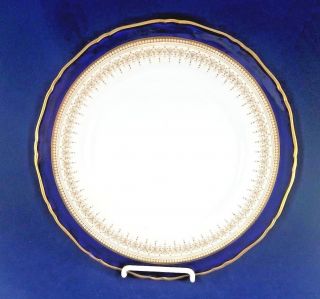 Royal Worcester Regency Blue Dinner Plate 10 7/8 "