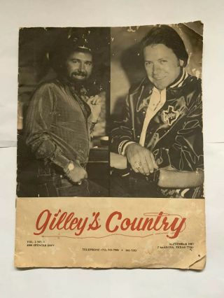 Gilleys Pasadena Texas Program 1984