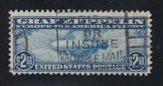 Us C15 $2.  60 Graf Zeppelin Airmail Issue F - Vf Scv $550