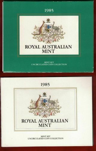 1985 Australia - Official Bu Set (7) - Impressions - Orig.  Ram Booklet
