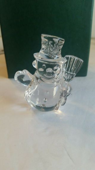 Waterford Crystal Marquis Christmas Endearments Snowman 2