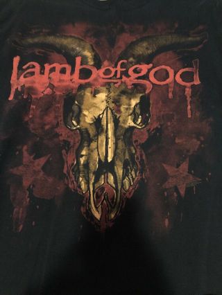 Lamb Of God T - Shirt (size Large) -