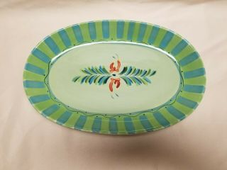 Southern Living At Home Gail Pittman Green Provence Oval Platter