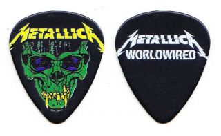 Metallica Hardwired.  To Self - Destruct Brazil Skull Promo Guitar Pick - 2017