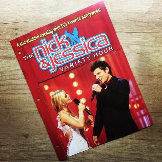 Jessica Simpson The Nick & Jessica: Variety Hour Promo Press Kit With Dvd 2004
