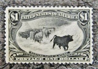 Nystamps Us Stamp 292 Og H $1050