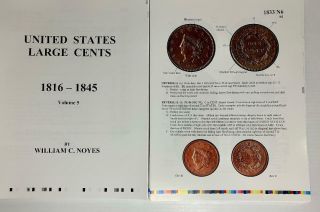 Noyes.  United States Large Cents 1816 - 1845.  Volume 5 Unbound