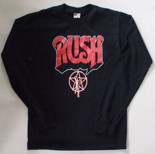 Rush Starman Vintage Long Sleeve T - Shirt S Small Jerzees