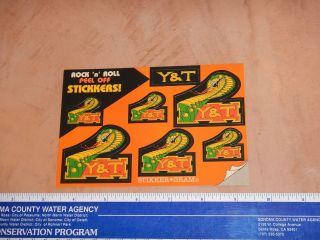 Vintage,  1980s Y & T Sticker - Gram By Freezz Frame