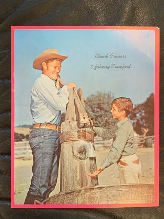 1960s Chuck Connors The Rifleman Printed Publicity Photo Promo 8 " X 10 " Nos Ex
