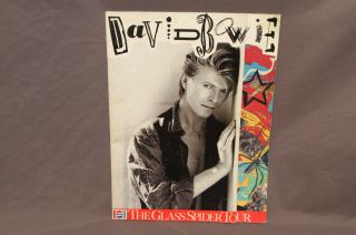 David Bowie Glass Spider Tour Program 1988 Concert Tin Machine Rock Glam Starman