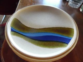 Mikasa Stylekraft Blue River Dinner Plates Set Six (6) Mcm Xlint