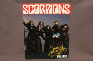Scorpions Savage Amusement World Tour Program 1988 Concert Glam Rock Metal Vtg