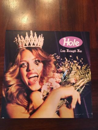 Hole Live Through This 2 - Sided Promo Flat 12x12