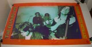 Rolled 1995 The Flaming Lips - Clouds Taste Metallic Promo Advertising Poster