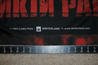Linkin Park Winterland tapestry 30x41 banner wall hanging 100 polyester 2001 3
