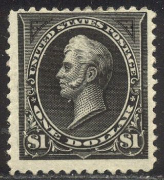 U.  S.  261 Scarce - 1894 $1.  00 Black,  Type I,  Unwmkd ($1,  000)