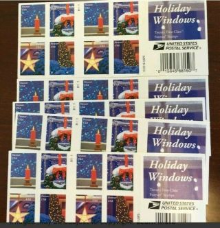 600 Forever Stamps 30 Books Of 20 Us Stamps Holiday Christmas Or American Flag