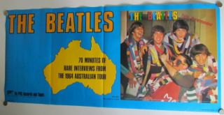 1982 The Beatles Talk Downunder Record Store Promo Poster,  Passport Records