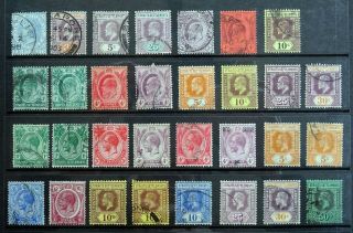 STRAITS SETTLEMENTS Mint/Used,  KGV Sets,  Shades,  High Values,  etc.  on Stock Page 2