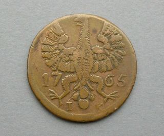 German States.  Xii 12 Heller 1765 I K.  Aachen.