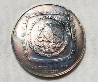 1996 mexico precolumbian master of the limes 1/4 quarter oz silver mintage 6400 2