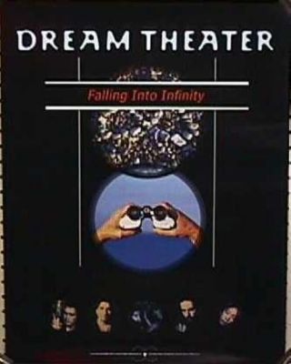 Dream Theater 1997 Falling Infinity Promotional Poster Old Stock