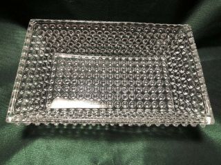 Vintage Thousand Eye Glass Pickle Relish Tray Circa 1930 - 40’s Detail