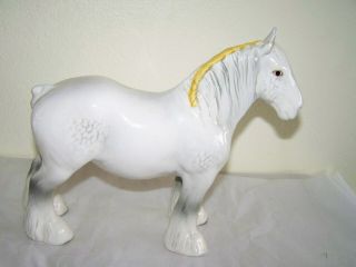 Stunning Beswick Porcelain Dapple Grey Shire Horse