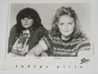 Indigo Girls Amy Ray Emily Saliers 1990 8x10 Promo Press Photo