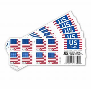 Usps B01mydwcol Us Flag 2017 Forever Stamps 20 Pieces 50 Cards 1000 Stamps