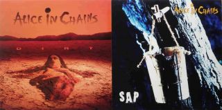 Alice In Chains " Dirt Sap " Us Promo 12 X 12 Album Poster Flat Set