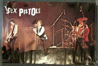 Sex Pistols 1978 Poster One Stop Posters Sid Vicious Johnny Rotten