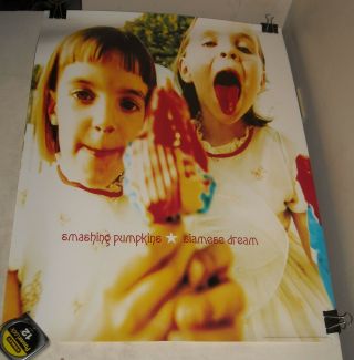 Rolled 1993 Smashing Pumpkins Siamese Dream Virgin Records Promo Poster 18 X 20
