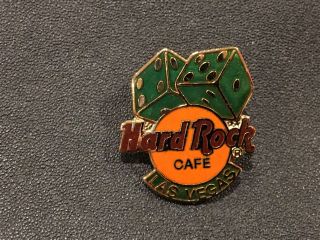 Hard Rock Cafe Logo Dice Pin Las Vegas Pin Hrc Pinusa Old Craft Creations