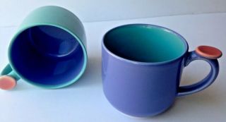 Thumb Rest Mug LINDT Stymeist COLORWAYS Collectible Cup Set Of (2) 2