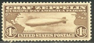 U.  S.  C14 - 1930 $1.  30 Graf Zeppelin ($400)