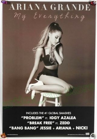Ariana Grande My Everything Taiwan Promo Poster 2014