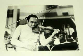 Salvatore Accardo (violin) Official Dgg Xl Publicity Photo 24 X 18 Cm Classical