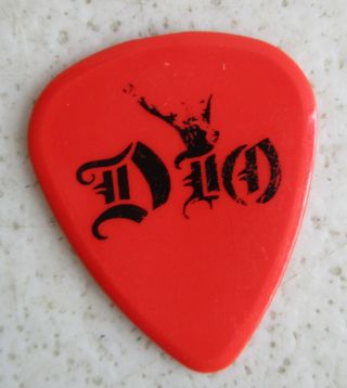 Metal Musician Dio Craig Goldy Red Guitar Pick 104