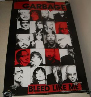 Rolled 2005 Funky Posters 6259 Garbage - Bleed Like Me Pinup Poster Band Photo