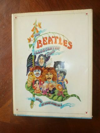Vintage 1972 Book The Beatles Illustrated Lyrics By Alan Aldridge Hc W/ Dj